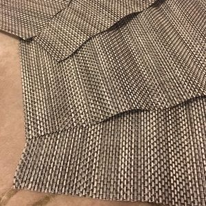 Chilewich table mats, greyish brown new no tags